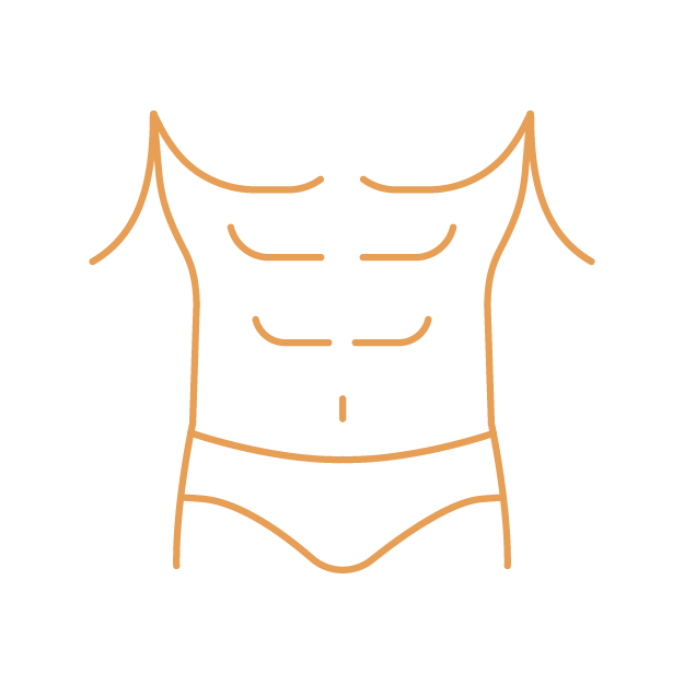 male body contouring icon